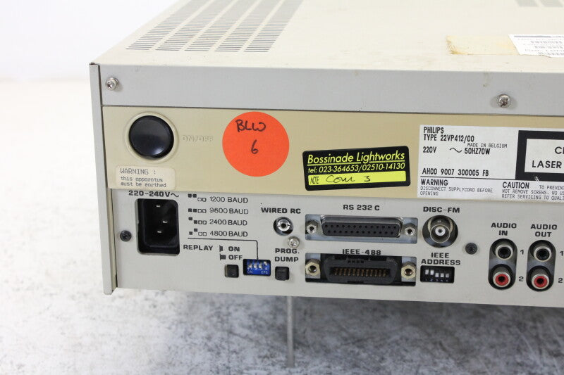 Philips Laservision extended disc drive VP412 without accessoires