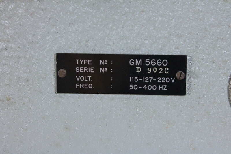 Philips Oscilloscope GM5660 With Lots  Tubes