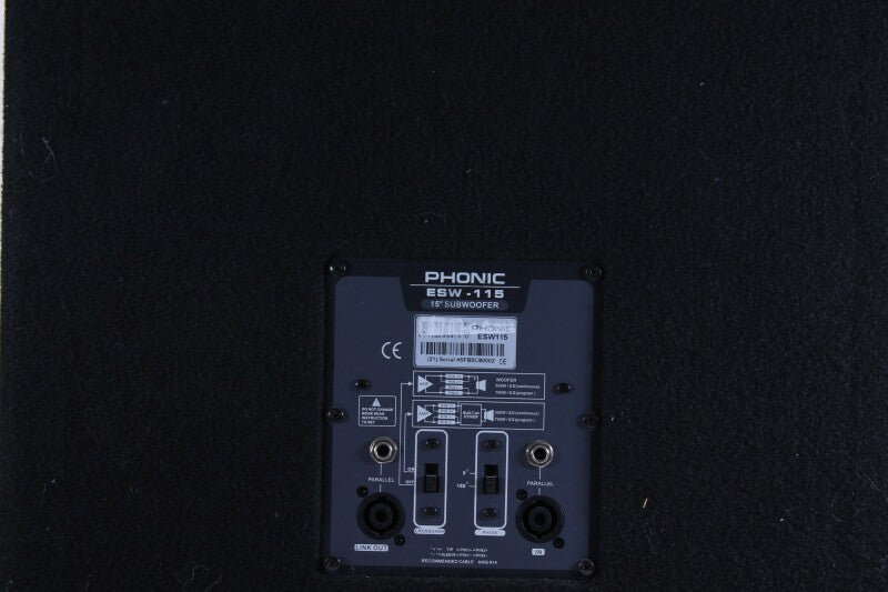 Phonic ESW-115 15'' Subwoofer