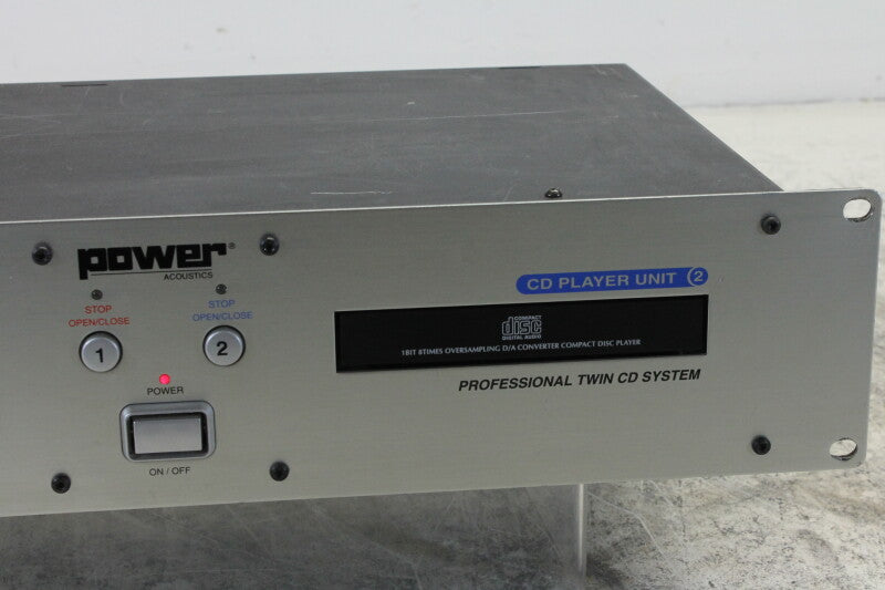 Power Acoustics ADJ-500SE - Twin DJ CD player