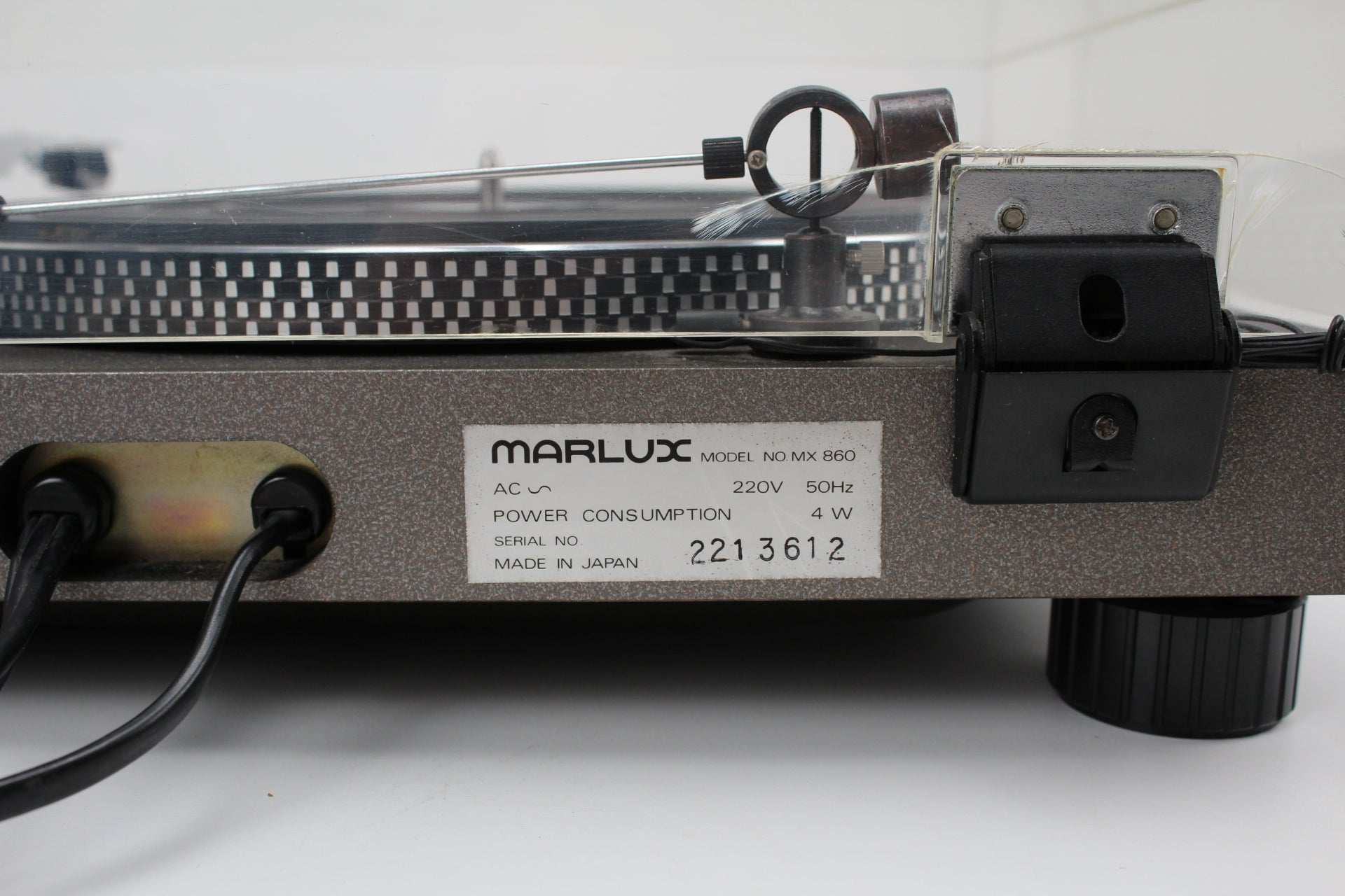 Marlux MX860 draaitafel met Philips 400 element - volledig werkend