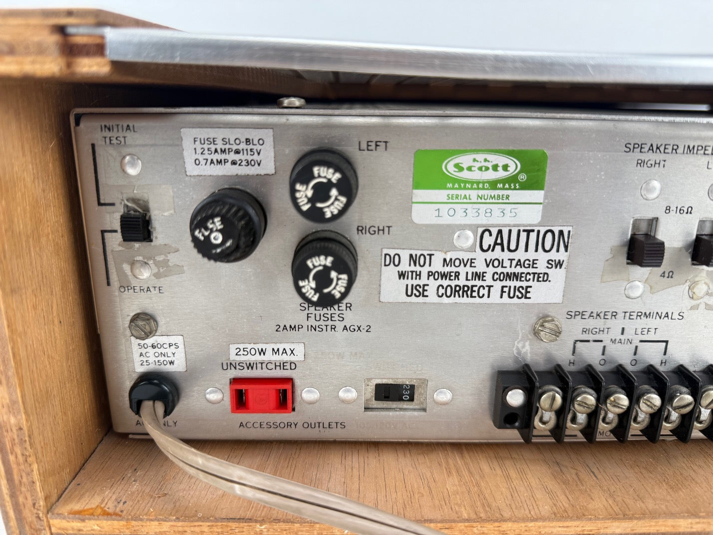HH Scott LK-60 Solid State Stereo Amplifier - Fully Serviced