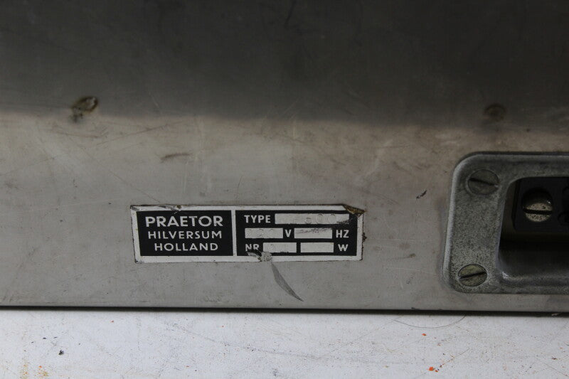 Praetor Hilversum Receiver Type EP 600 Frame and Parts