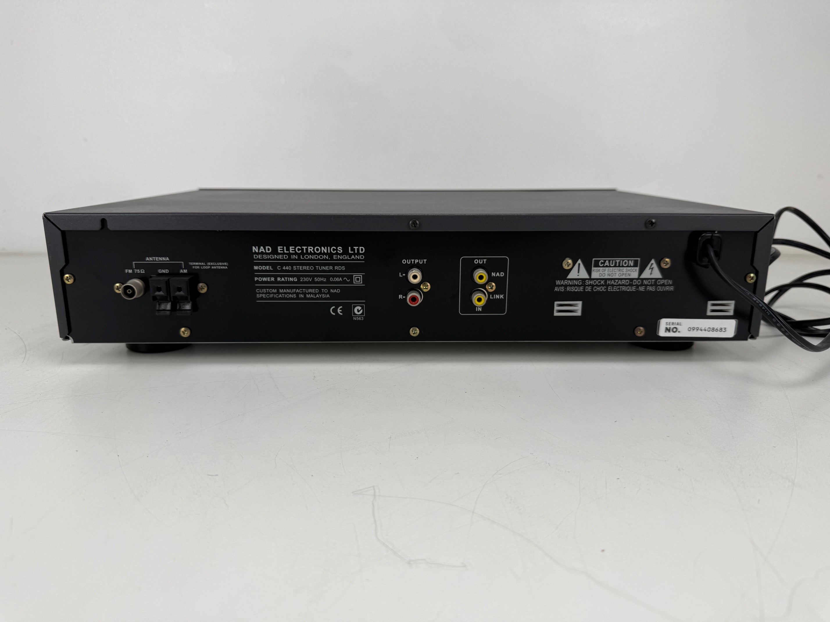 NAD C440 RDS Stereo Tuner With Manuals