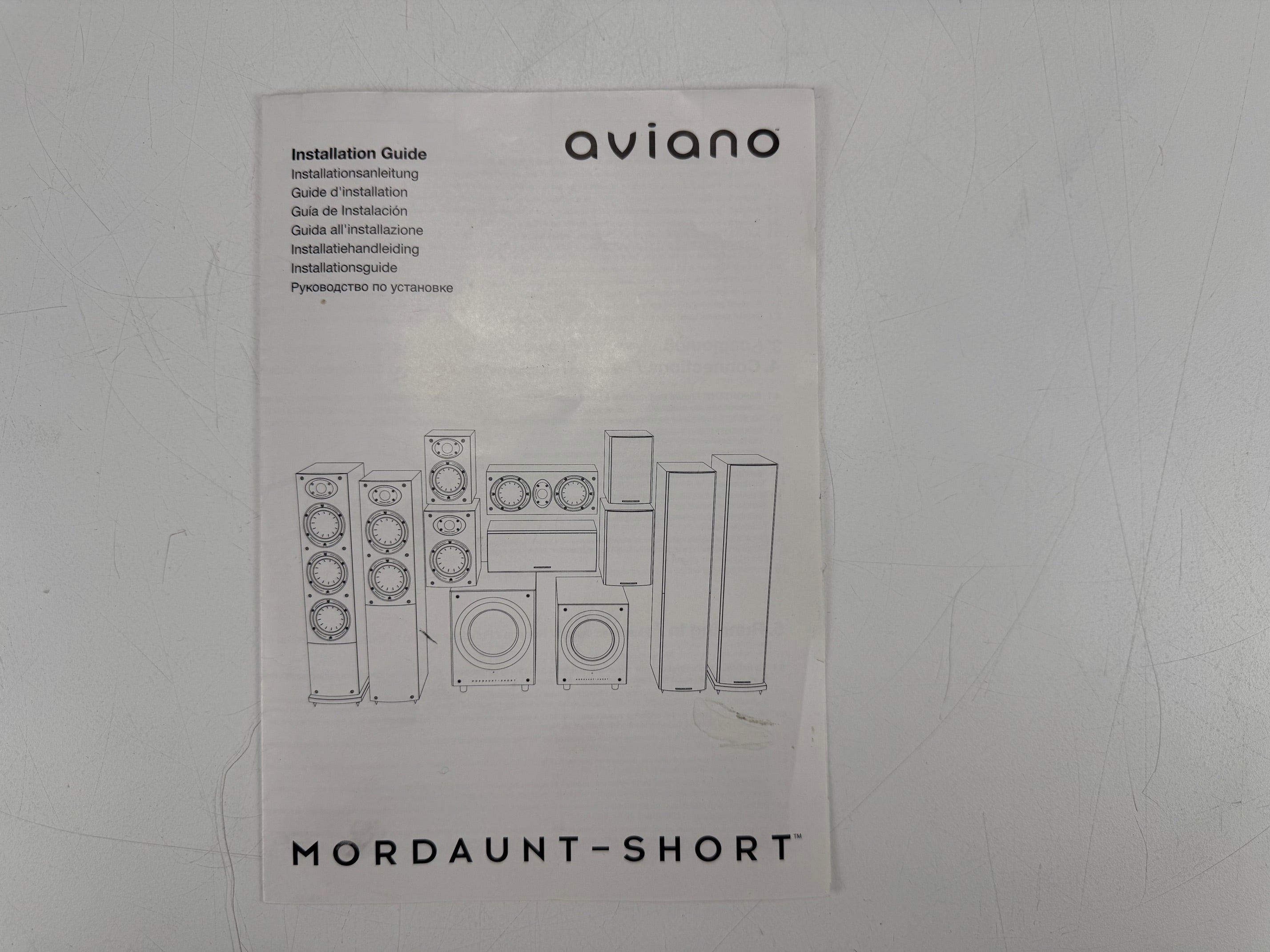 Mordaunt-Short AVIANO 1 Speaker Set - Matching Pair -  With Manual