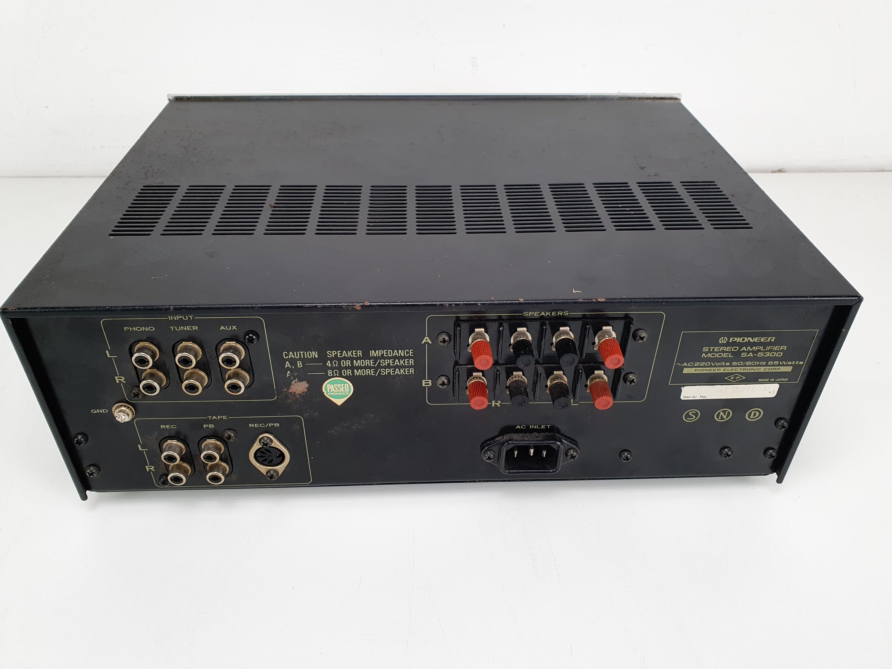 Pioneer SA-5300 stereo versterker - Onderhoud uitgevoerd