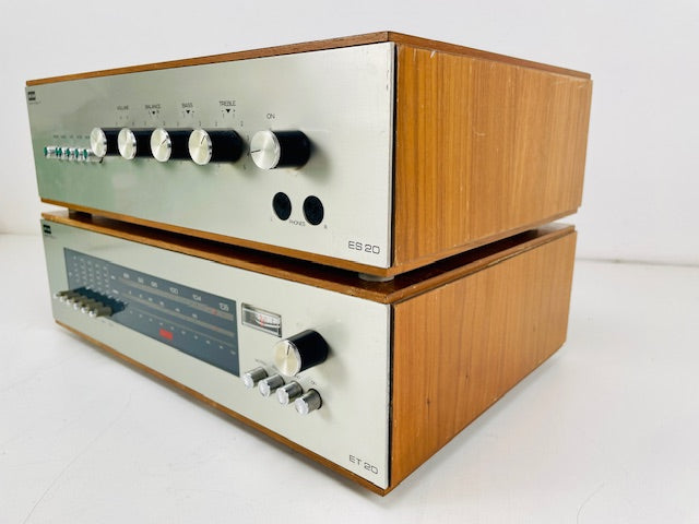 Klein & Hummel ES 20+ET20 Stereo Amplifier + AM/FM Tuner Set