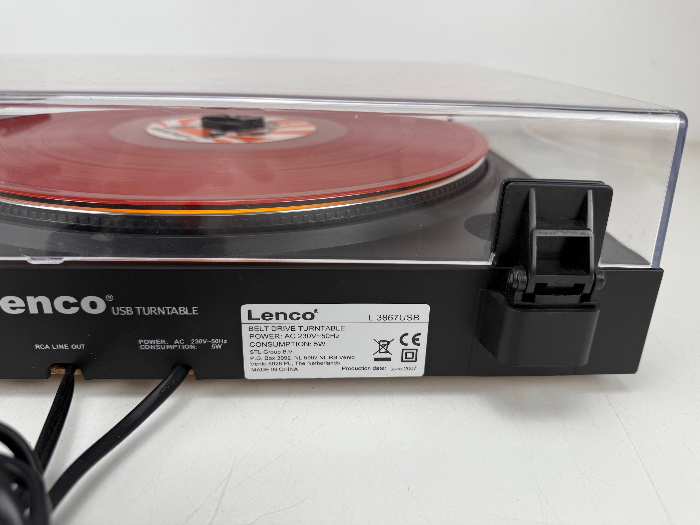 Lenco L-3867 USB Belt Drive Turntable