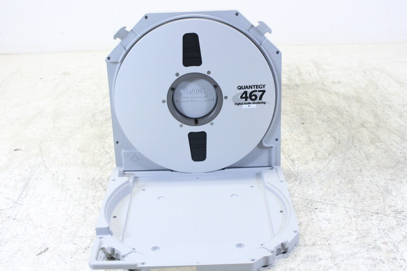 Quantegy 467 1/2 inch mastering tape in protective case +  3M floppy