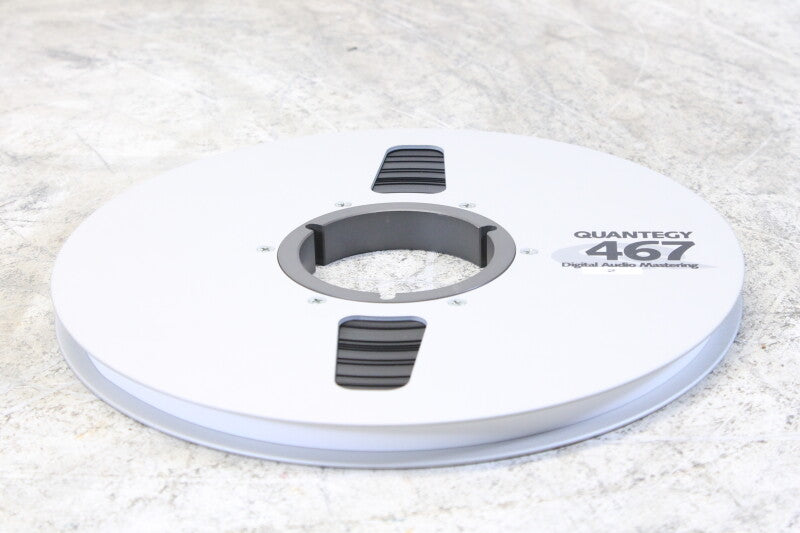 Quantegy 467 1/2 inch mastering tape in protective case