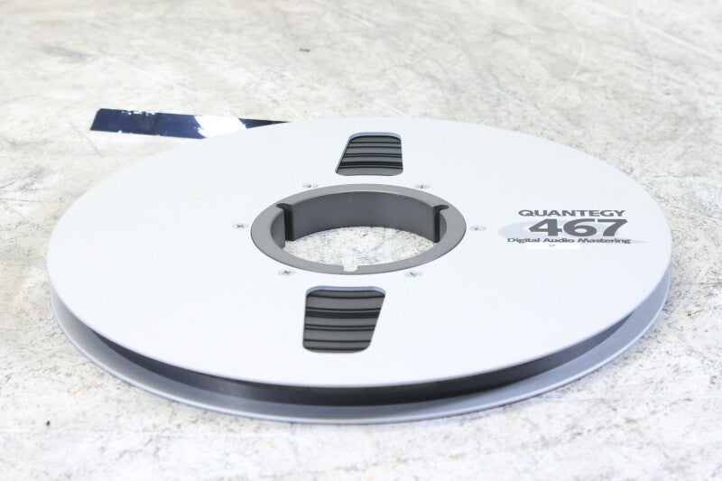 Quantegy 467 1/2 inch mastering tape in protective case