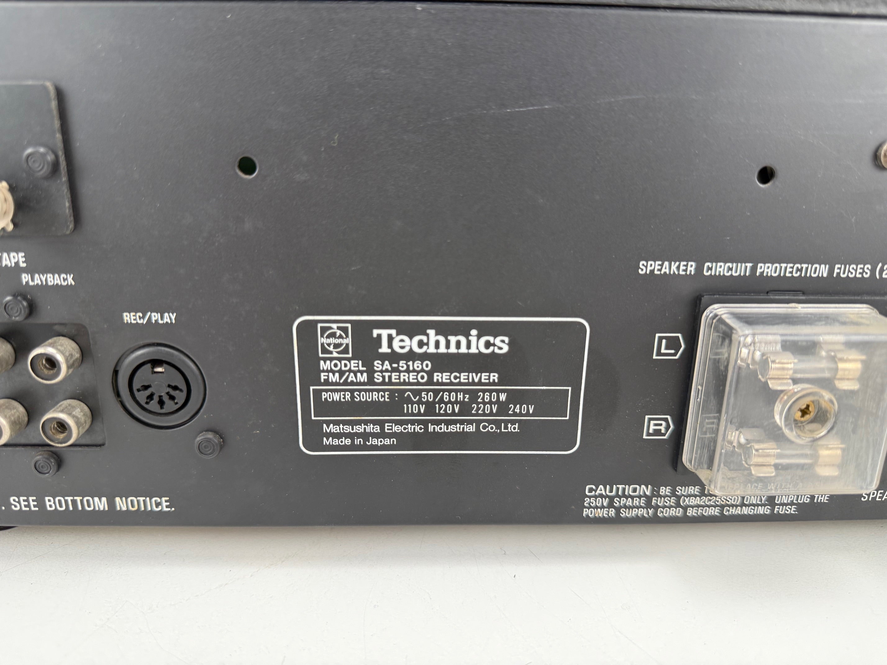 Technics SA-5160 FM/AM Stereo Receiver