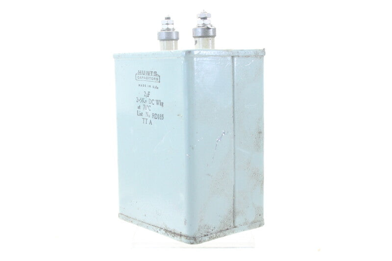Hunts Capacitors RD185 2µF 2.5Kv DC WKG at 70°C