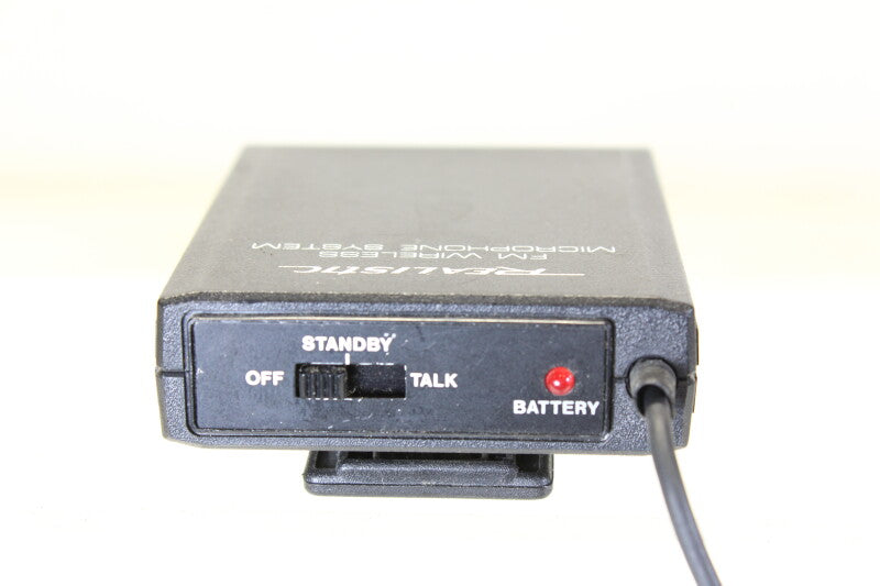 Realistic FM Wireless Microphone System transmitter With Mic