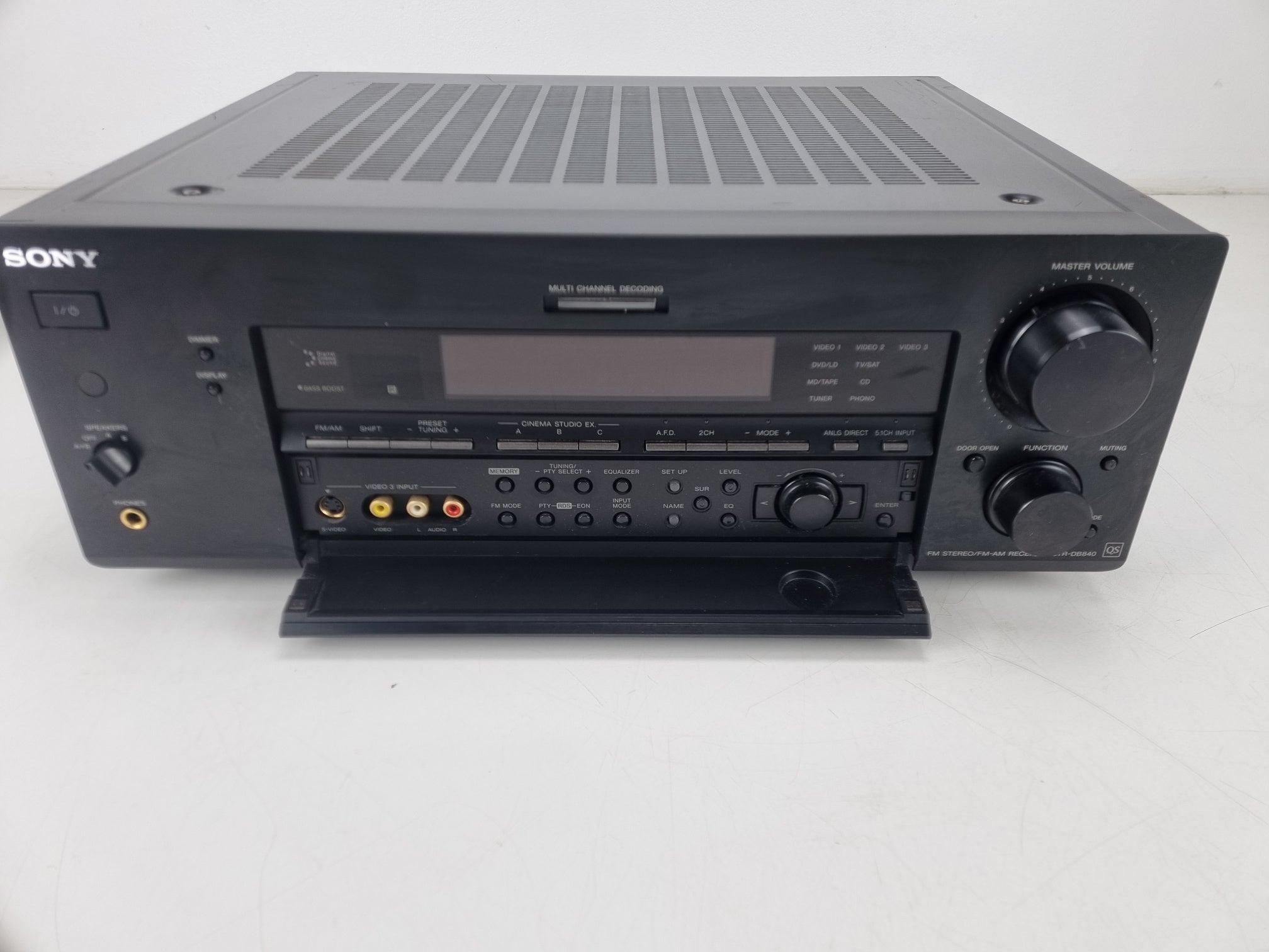 Sony STR-DB840  - FM Stereo/fm-am Receiver- Works ok - Coaxial Input is Damaged