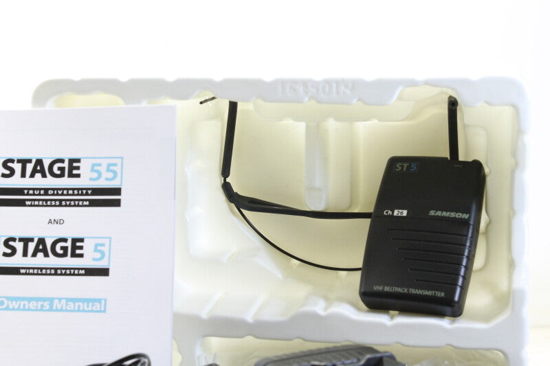 Samson Stage 5T - Professional 3 in 1 VHF Microphone System