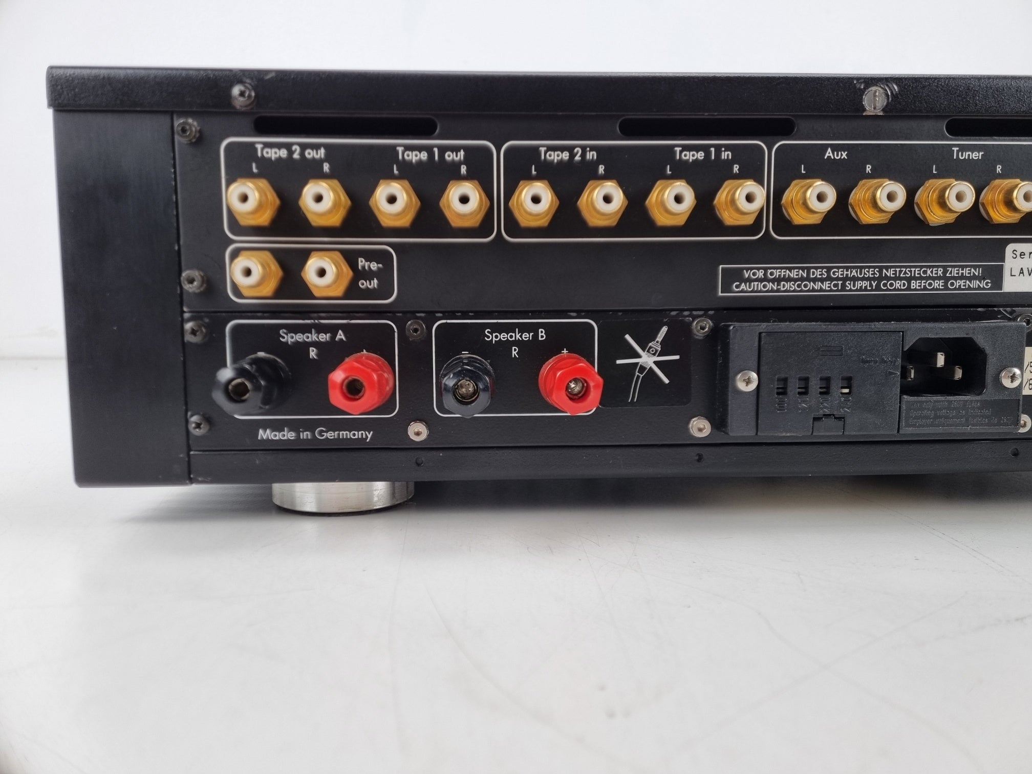 Linear Acoustic LA-V100 - Stereo-versterker, echte klasse A - Volledig nagekeken