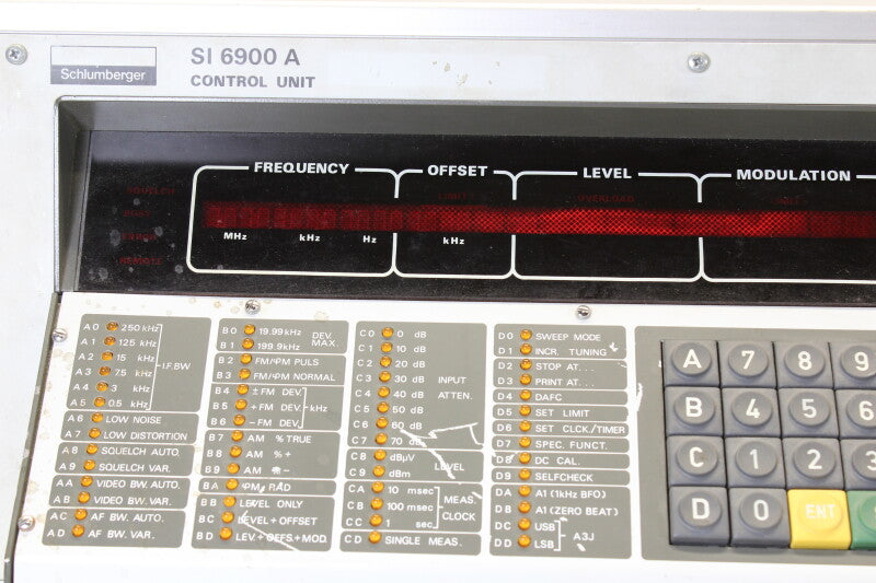 Schlumberger SI 6900 A Control Unit