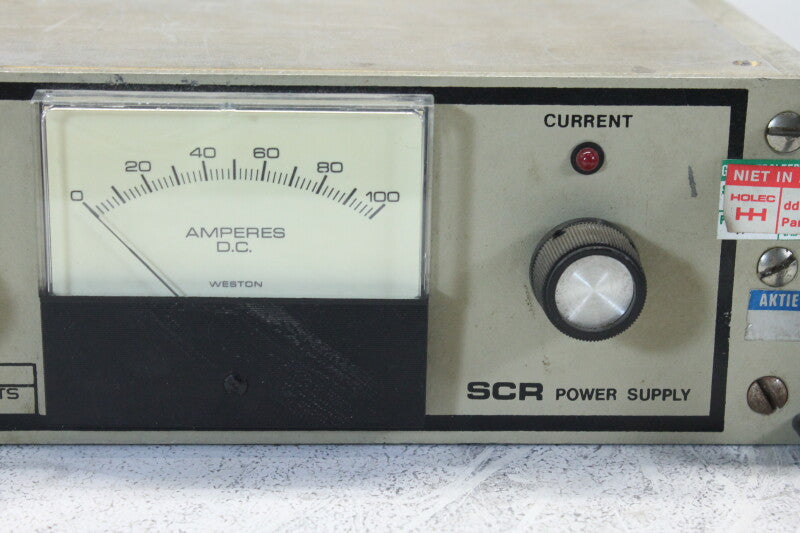 Electronic Measurements Inc. SCR 7,5 -100-0196-OV Power Supply