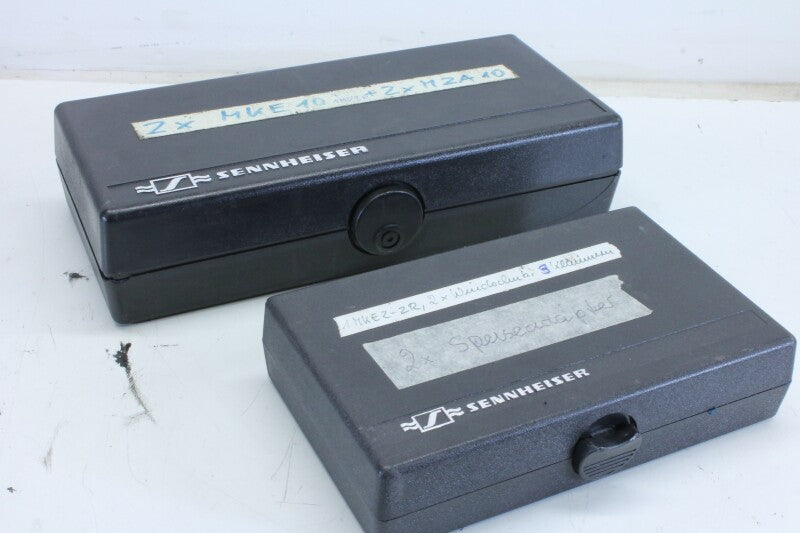 Sennheiser 2 Microphone Boxes - Blue Foam Needs To Be Cleaned