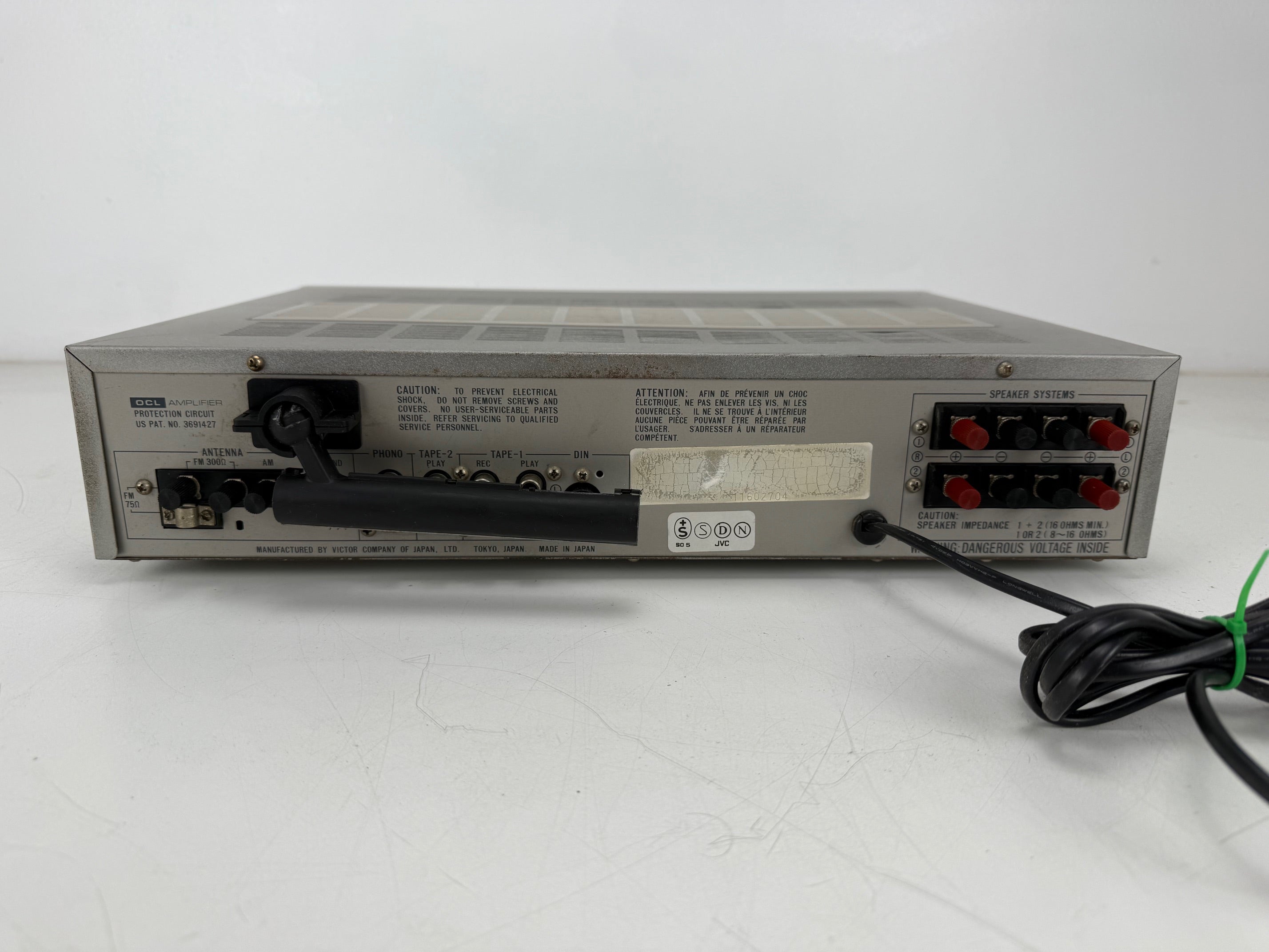JVC R-2X Synthesizer Stereo Receiver