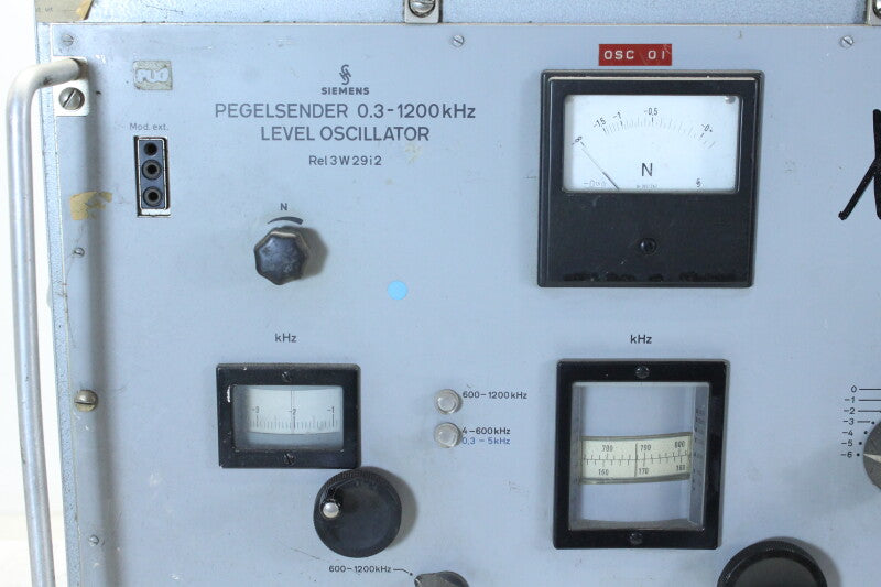 Siemens Pegelsender Level Oscillator 0,3-1200 kHz Rel 3W29i2
