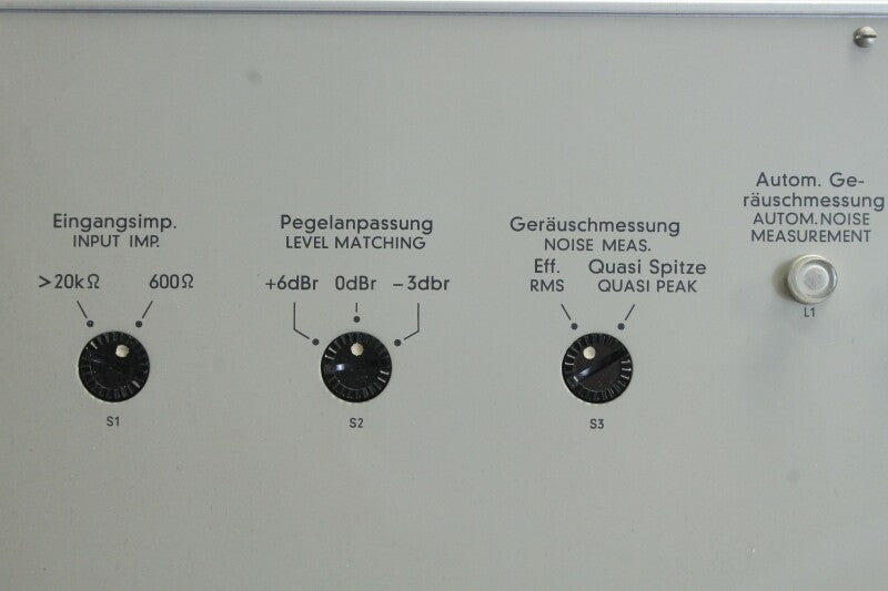 Siemens D2060 Automatic Sound Program Measuring Set Receiver 30Hz-16kHz