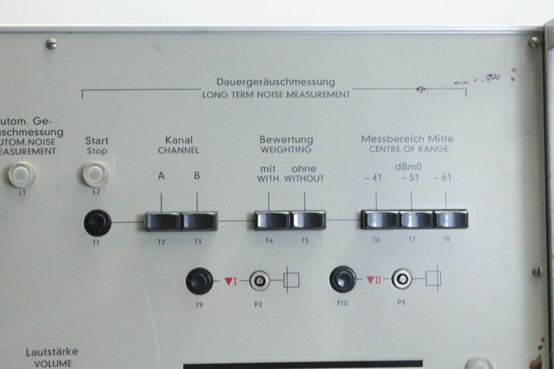 Siemens D2060 Automatic Sound Program Measuring Set Receiver 30Hz-16kHz