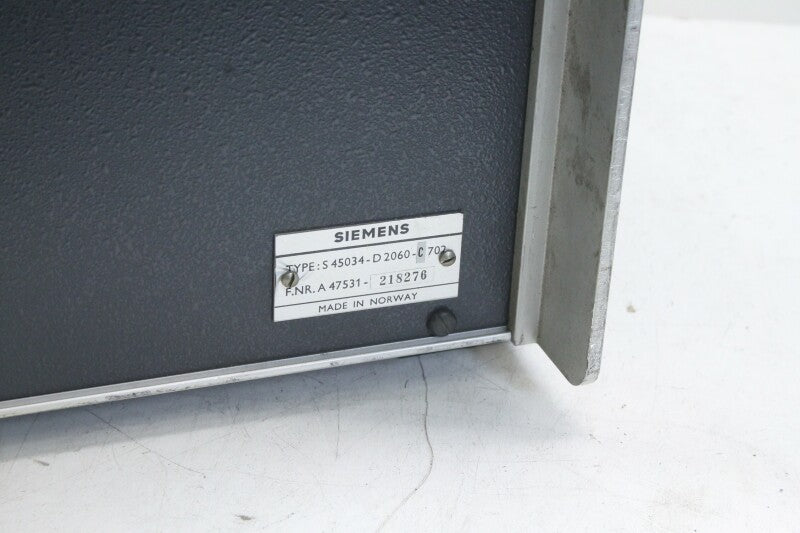 Siemens D2060 Automatic Sound Program Measuring Set Receiver 30Hz-16kHz