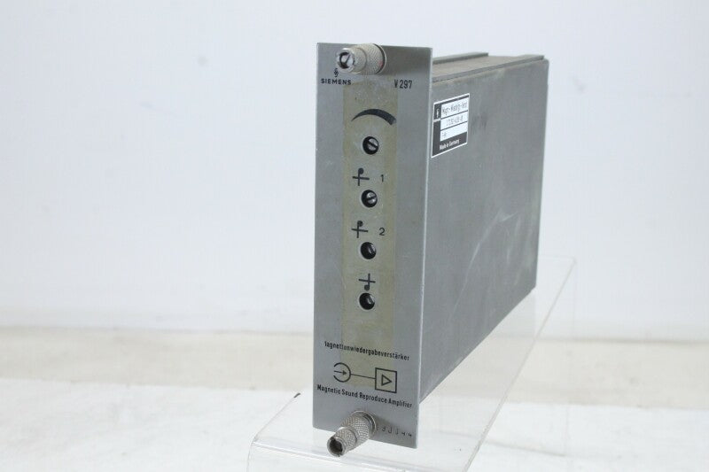 Siemens Sitral V297 Magn-Wiedergabe-Verstärker (Playback Amp) (No.7)