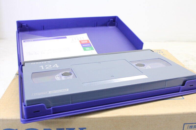 Sony BCT-D124L Digital Betacam video tape NEW/UNOPENED (box of 10)