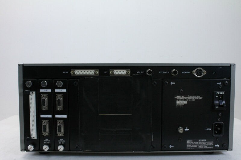 Sony BVE-900 - Automatic Editing Control Unit(No Modules) (No.2)