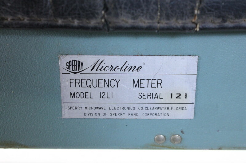 Sperry Frequency Meter Model 12L1