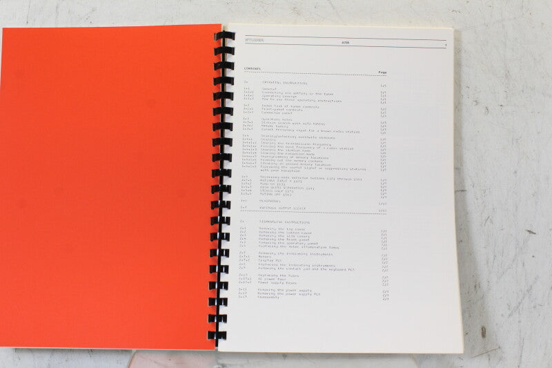Studer A726 Professional Digital FM-Monitor Tuner Manual