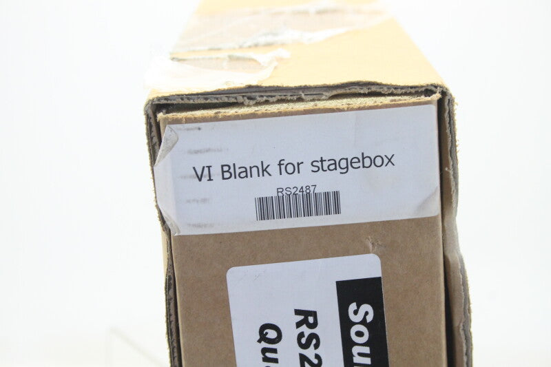 Studer VI Blank for Studer/Soundcraft Vi Series, 6 pcs