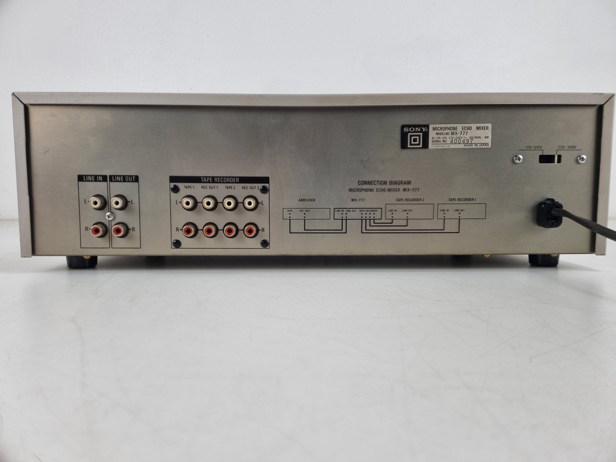 Sony MX 777 Microfoon Echo Mixer Solid State