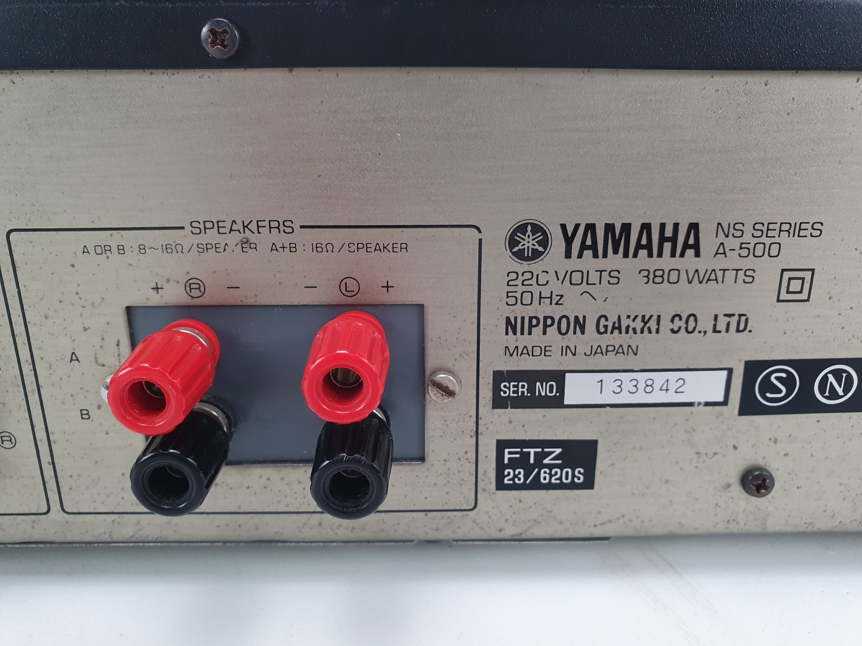 Yamaha A-500 Natural Sound stereo versterker - Onderhoud uitgevoerd