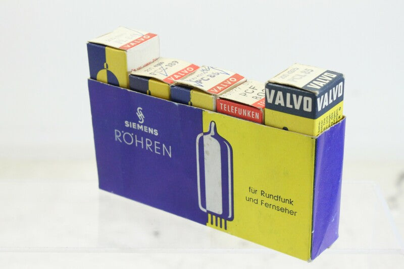 Telefunken Lot with 5 Vintage Tubes of different types/brands (No.10)