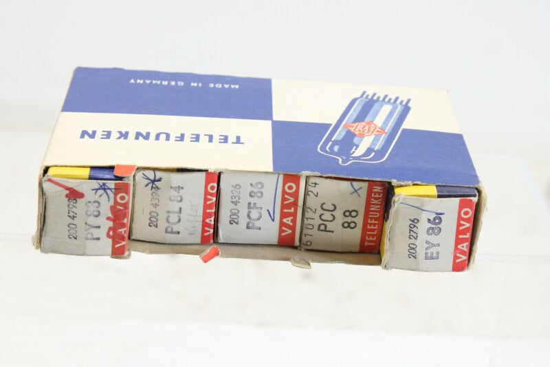 Telefunken Lot with 5 Vintage Tubes of different types/brands (No.4)
