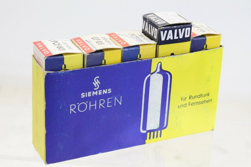 Telefunken Lot with 5 Vintage Tubes of different types/brands (No.8)