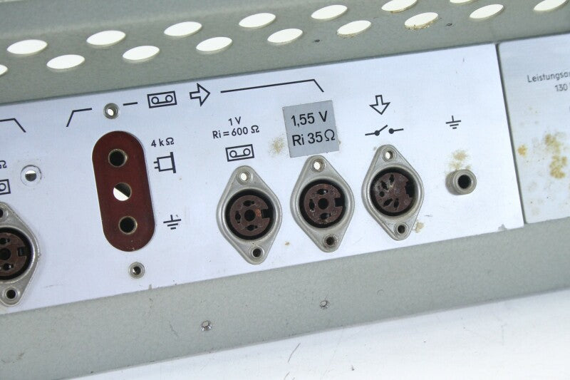 Telefunken Telefunken M24 Recorder - Backplate Part with In/Output and Power Connectors