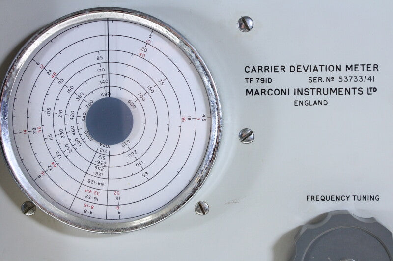 The Marconi Company Carrier Deviation Meter TF79ID