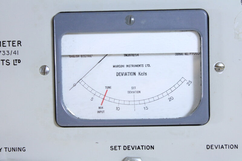 The Marconi Company Carrier Deviation Meter TF79ID