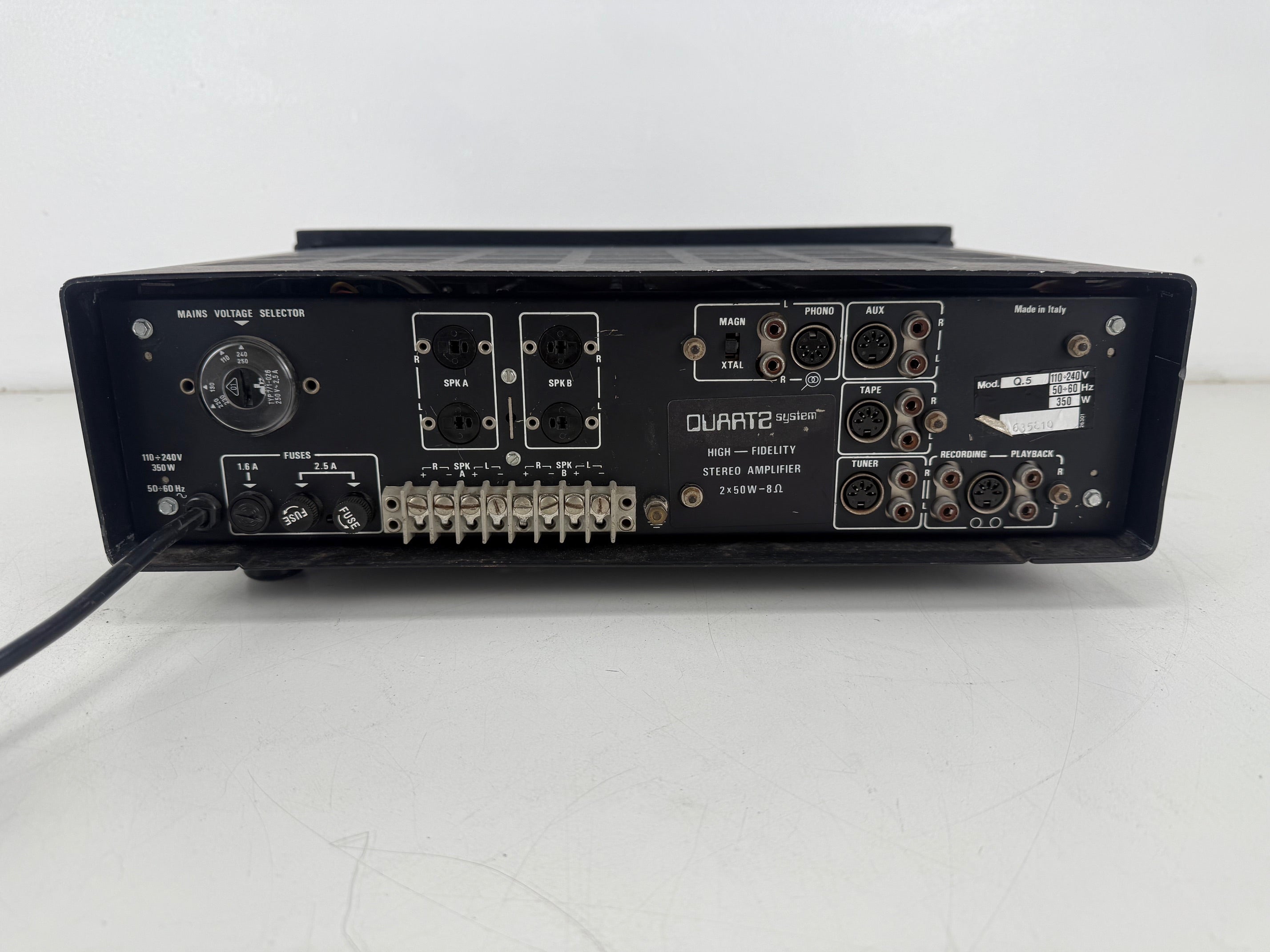 Quartz systems Q5 Stereo Integrated Amplifier - Serviced