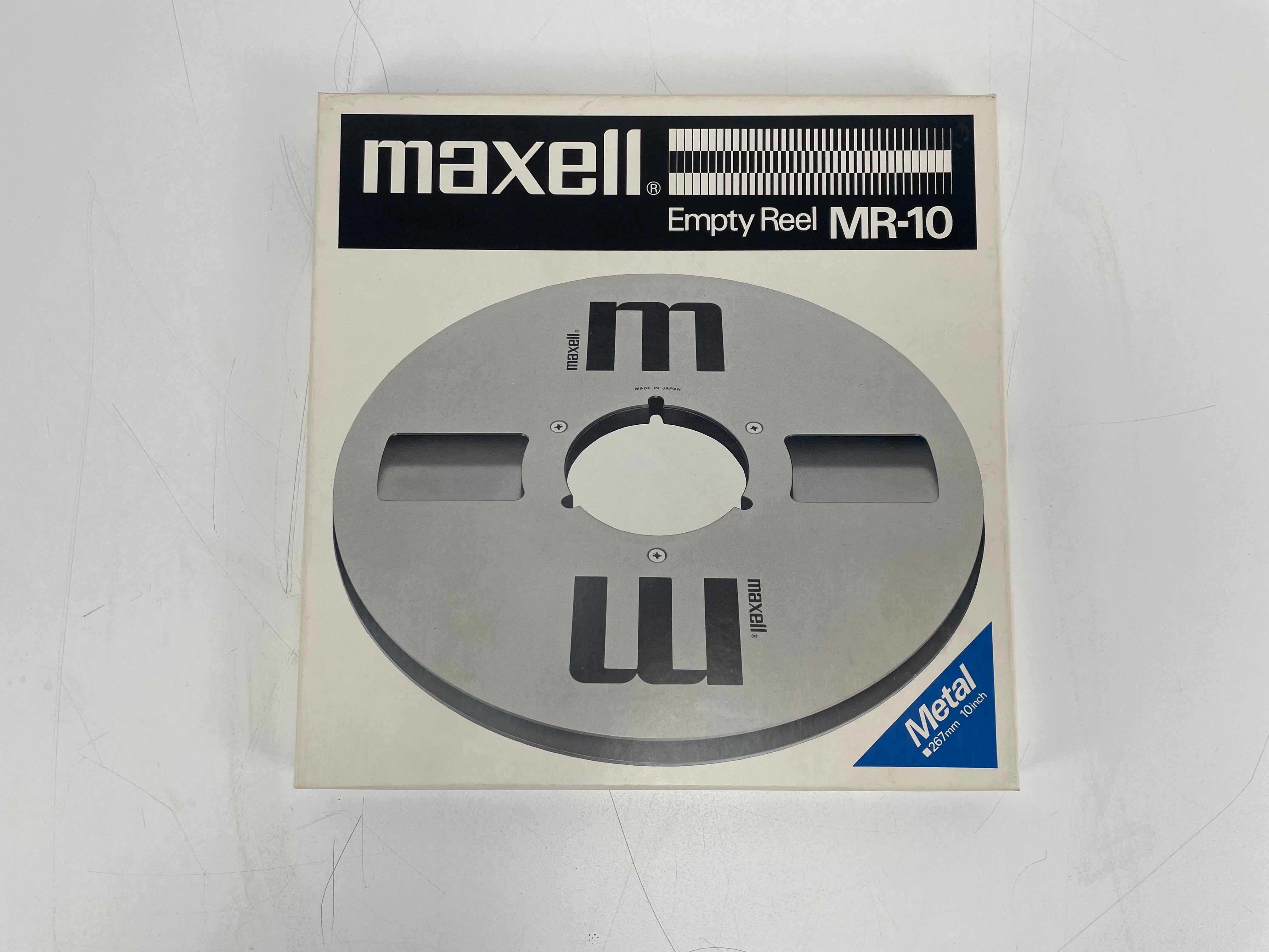 Maxell MR-10 Metal Reel – New & Sealed, Original Case, NOS Vintage Reel-to-Reel 10.5”