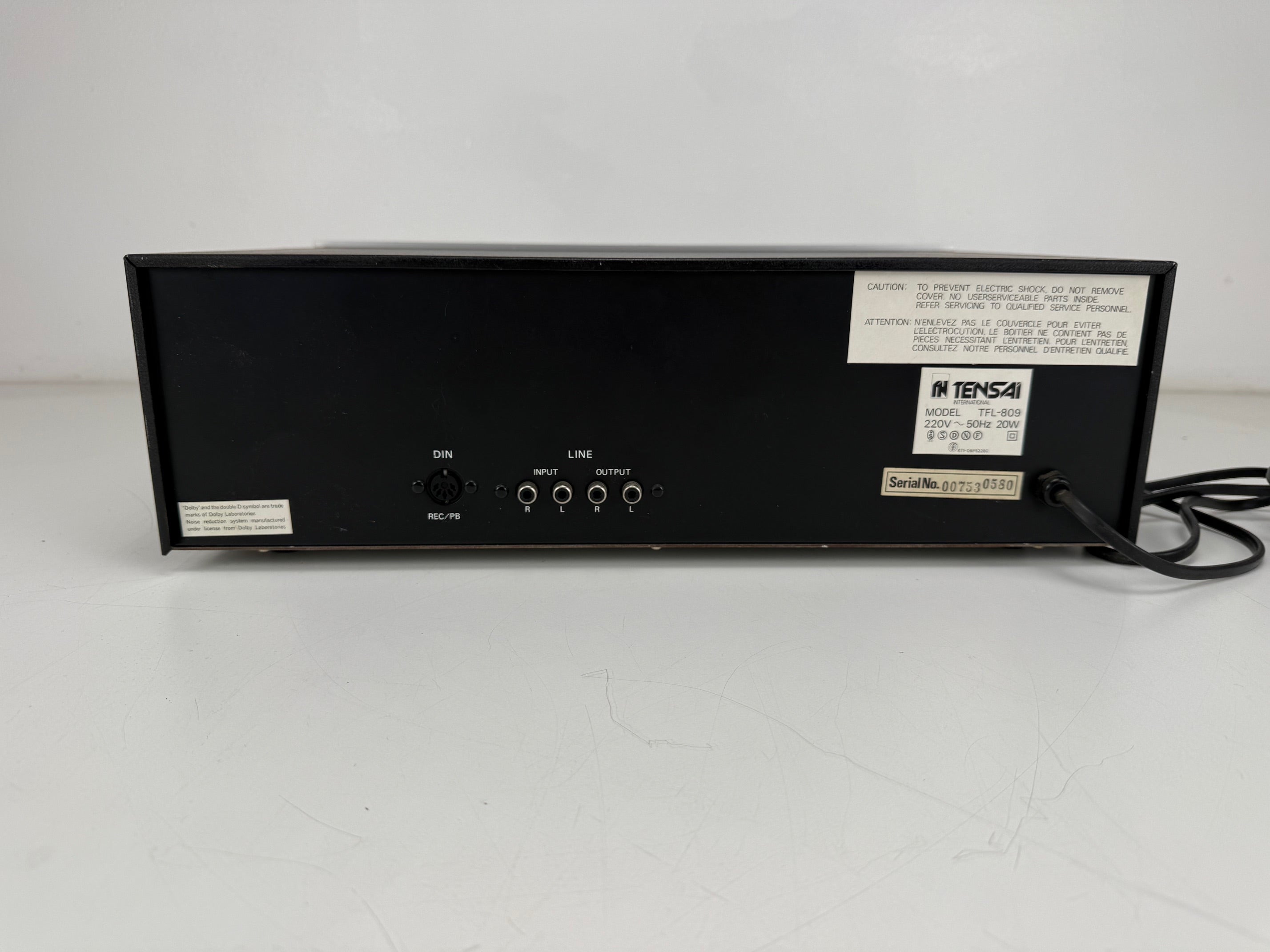 Onbekend TFL-809 stereo cassettedeck