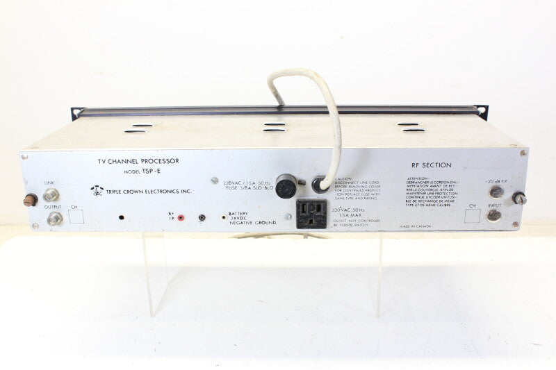 Triple Crown Electronics INC. TV channel modulator TSP-M-E