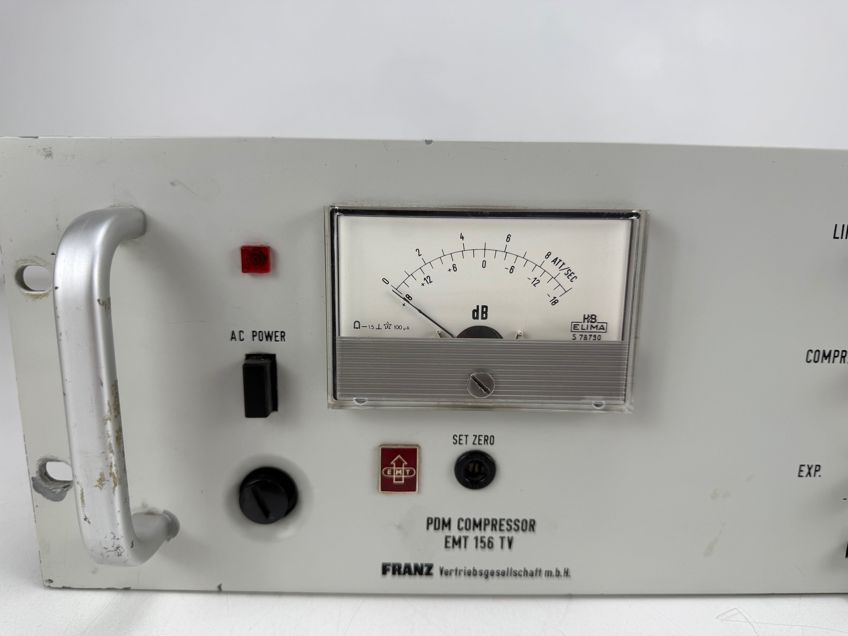 EMT PDM mono Compressor 156 TV - Fully Serviced