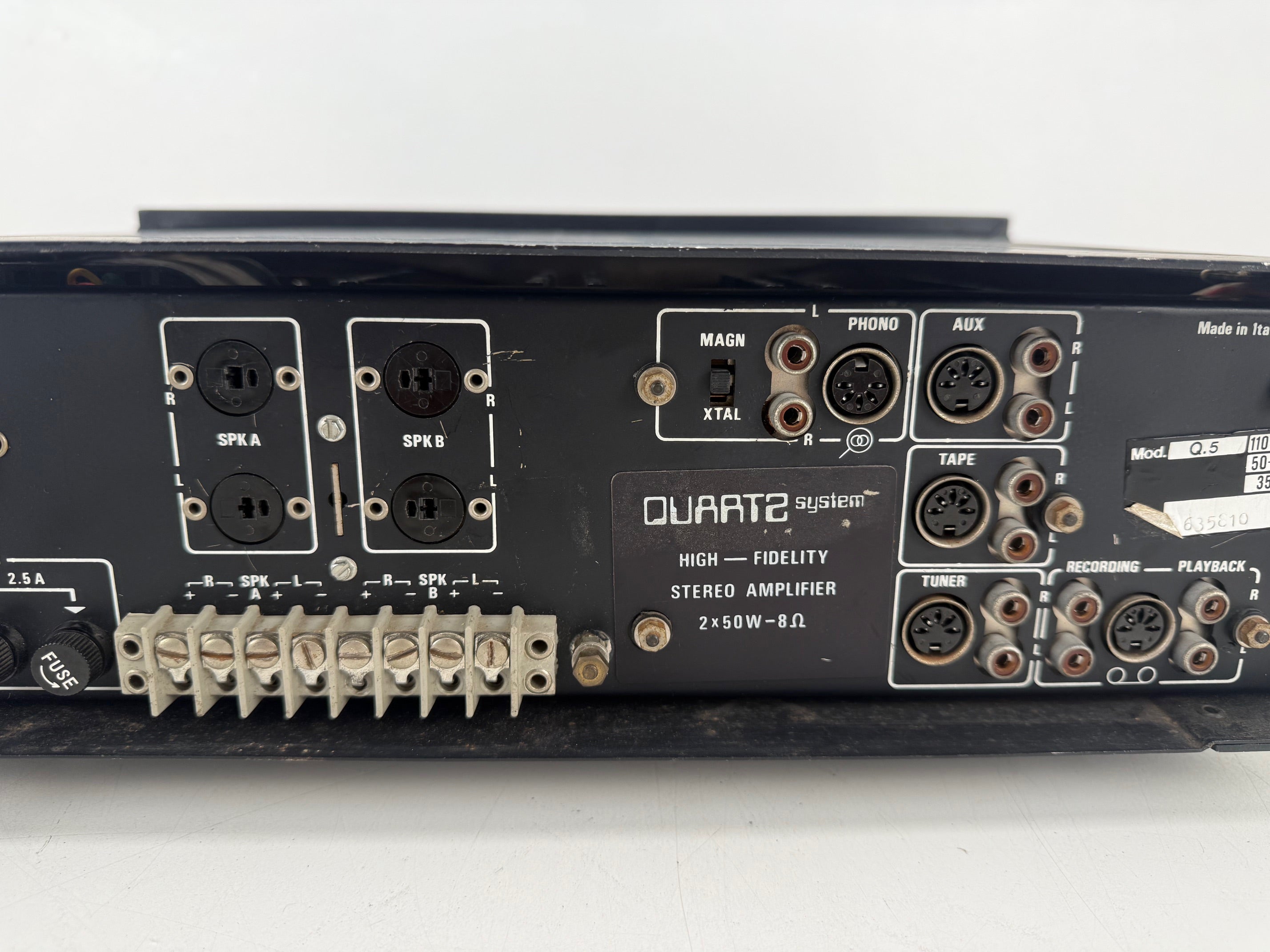 Quartz systems Q5 Stereo Integrated Amplifier - Serviced