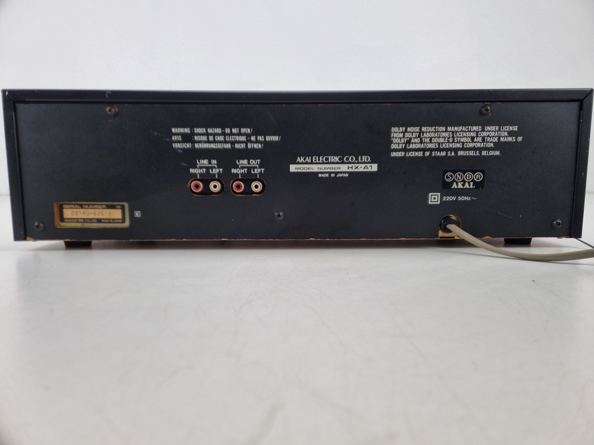 Akai HX-A1 - Stereo Cassette deck